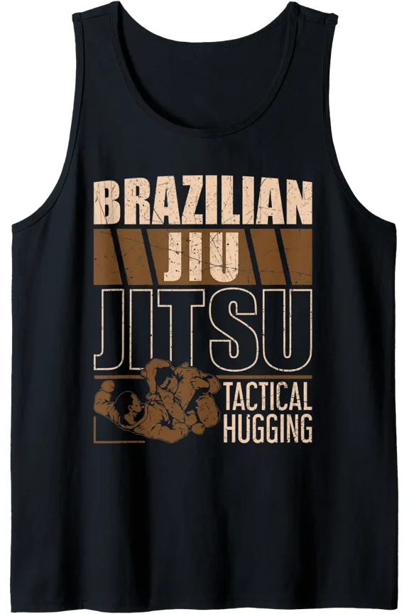 Tactical Hugging Mixed Martial Arts Bjj Brazilian Jiu Jitsu Tank Top Size S-3XL