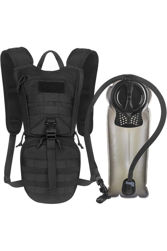Tactical Hydration Packs Backpack 1050D with 3L Water Bladder, Thermal Insulation Pack Keeps Liquid Cool up to 4 Hours for Hiking, Cycling, Hunting and Climbing