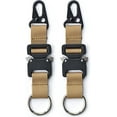 thumbnail image 1 of Tactical Keychain, Quick Release Keychain Molle Clips Tactical Accessories for Men Detachable Key Ring Duty Belt Key Holder, 1 of 11