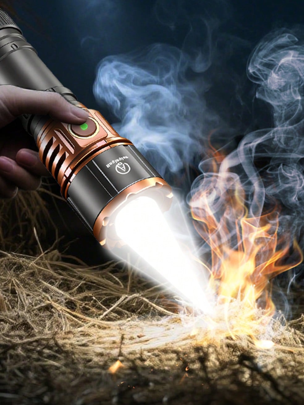 Flashlight Fast Tactical LED Flashlight Fast Focused Ignition 4500mAh Rechargeable ...