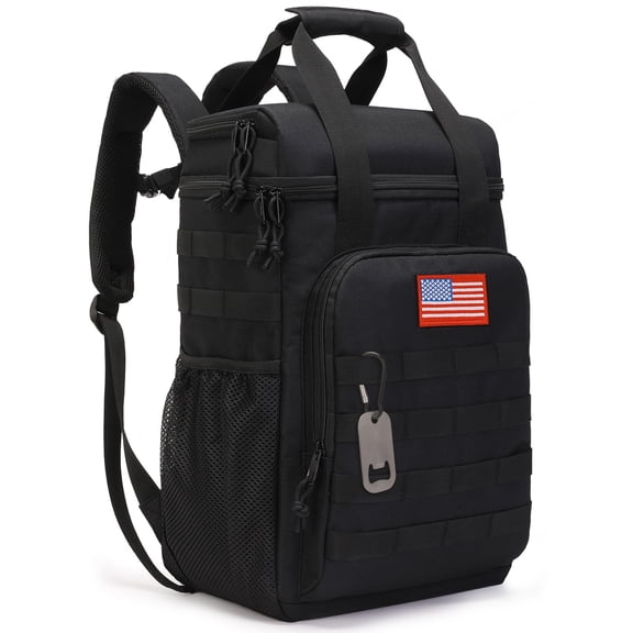 Tactical Lunch Backpack Cooler for Adults Work with Handle,Insulated Waterproof Leak Proof