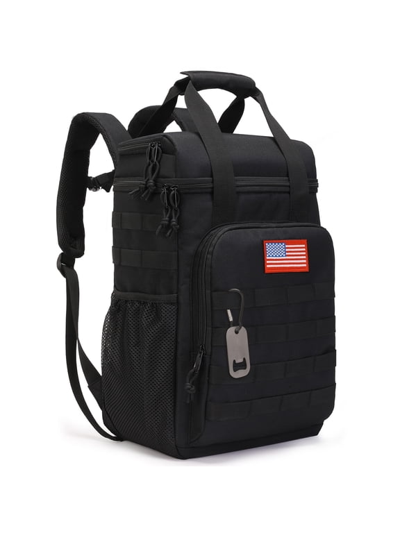 Tactical Lunch Backpack Cooler for Adults Work with Handle,Insulated Waterproof Leak Proof
