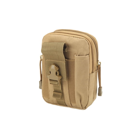 Tactical MOLLE Waist Pouch for Outdoor Sports and Hiking - Adjustable Phone Holder, Water-Resistant Durable Fabric, Compact Storage for Essentials