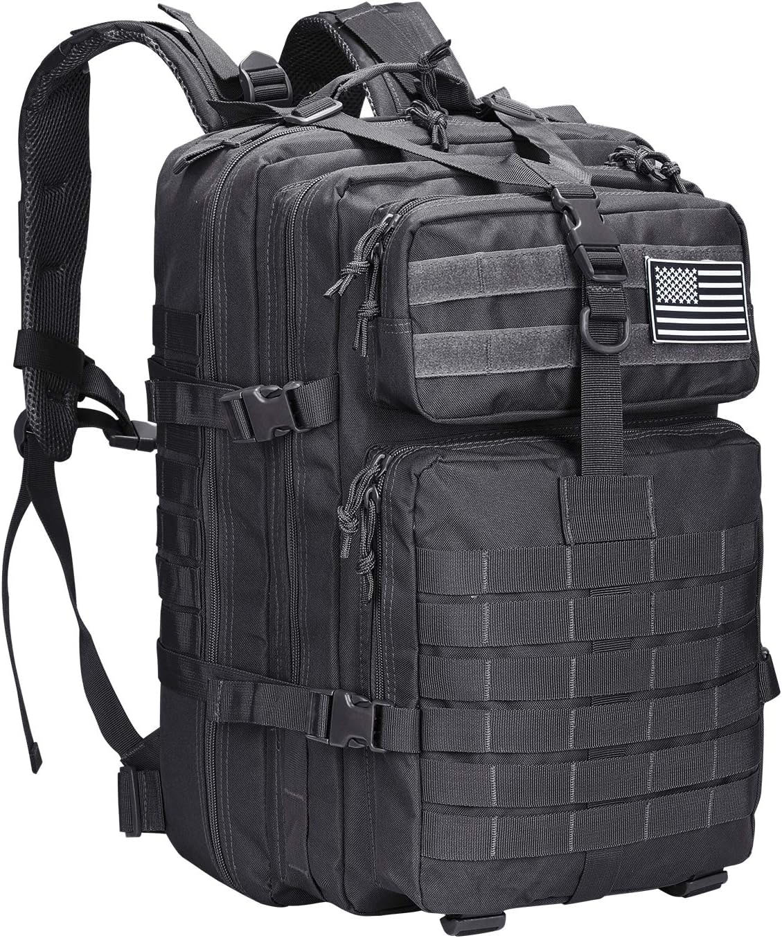 40L Tactical Military Backpack, Water-Resistant Army Rucksack, Hiking ...