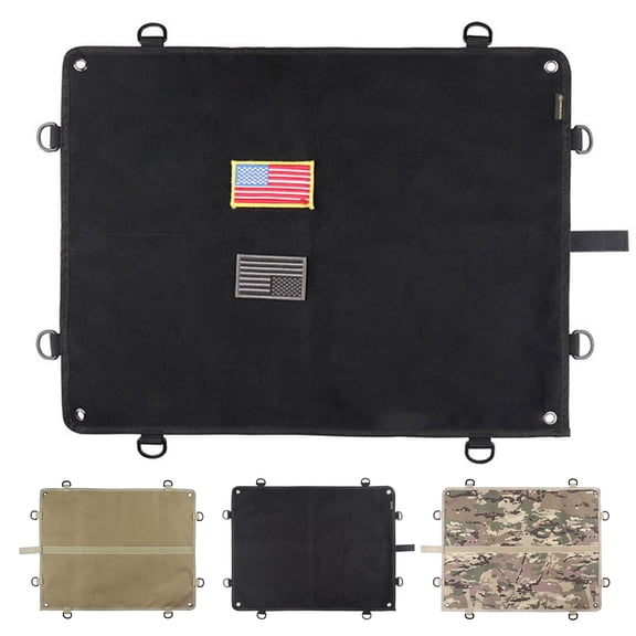 Tactical Military Patch Holder Board D-Ring Design Hook & Loop Patch Display Board Camping Supplies
