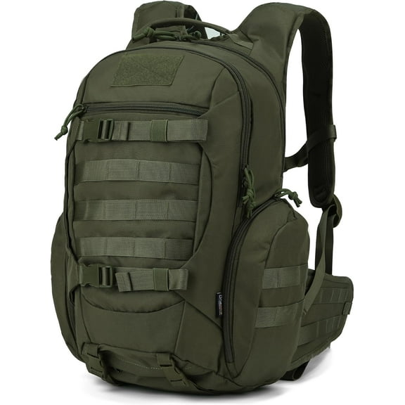 Tactical Molle Backpack for Men - 28L EDC Hiking & Motorcycle Backpack