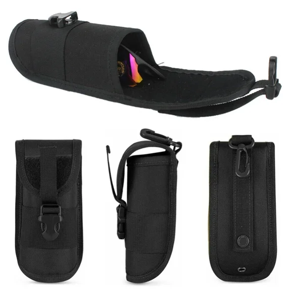 Tactical Molle Glasses Pouch Sunglasses Waist Pack Utility Eyeglasses Case Bag