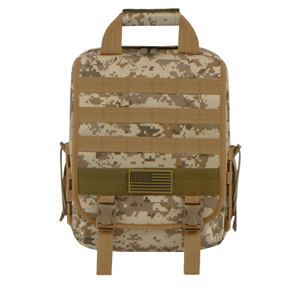 Tactical Molle Laptop/Messenger/Shoulder Bag & Backpack Tan ACU
