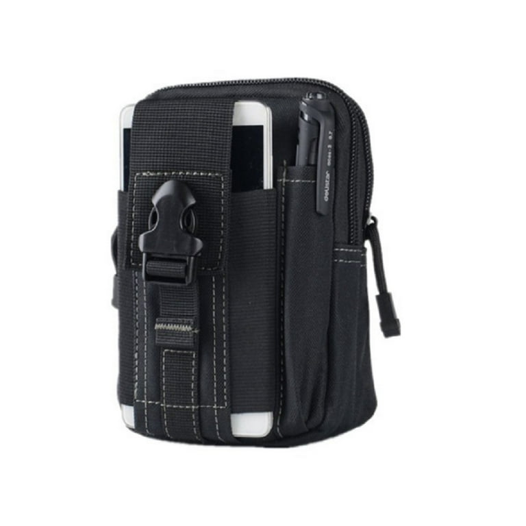 Topkaran Molle Pouch EDC Multi-Purpose Belt Waist Pack Bag Utility Phone Pocket, Women's, Size: Large