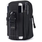 Tactical Molle Pouch, Universal EDC Waist Bag Belt Pouches, Outdoor Belt Bags Gear Tool Gadget Pocket with Cell Phone Holster