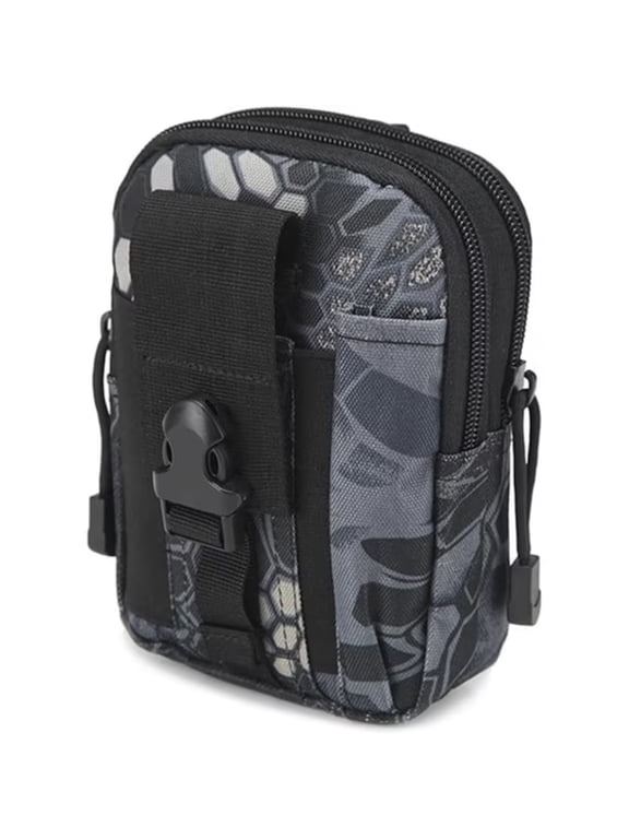 Tactical Molle Pouch, Universal EDC Waist Bag Belt Pouches, Outdoor Belt Bags Gear Tool Gadget Pocket with Cell Phone Holster
