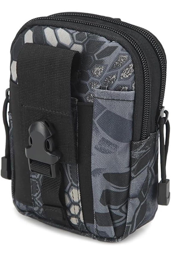 Tactical Molle Pouch, Universal EDC Waist Bag Belt Pouches, Outdoor Belt Bags Gear Tool Gadget Pocket with Cell Phone Holster