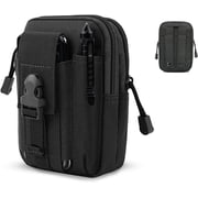 Tactical Molle Pouch, Universal EDC Waist Bag Belt Pouches, Outdoor Belt Bags Gear Tool Gadget Pocket with Cell Phone Holster