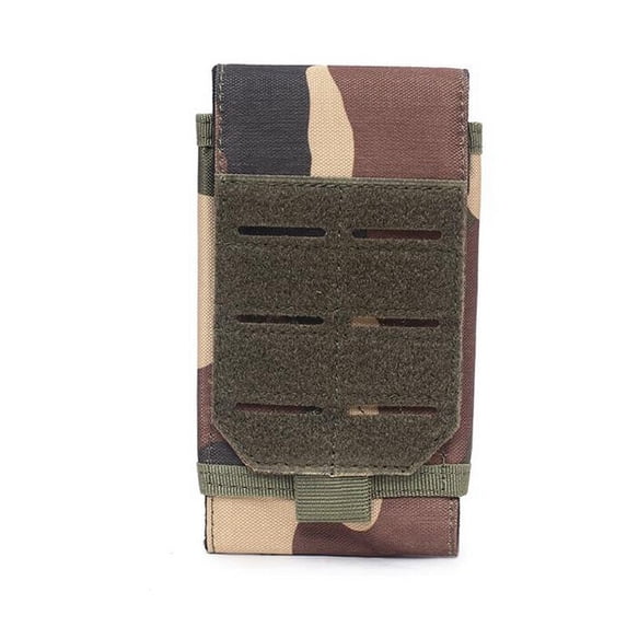 Tactical Nylon Molle Phone Bag for Hunting EDC Gear Fits 6.7 Inch Phones Waist Pack