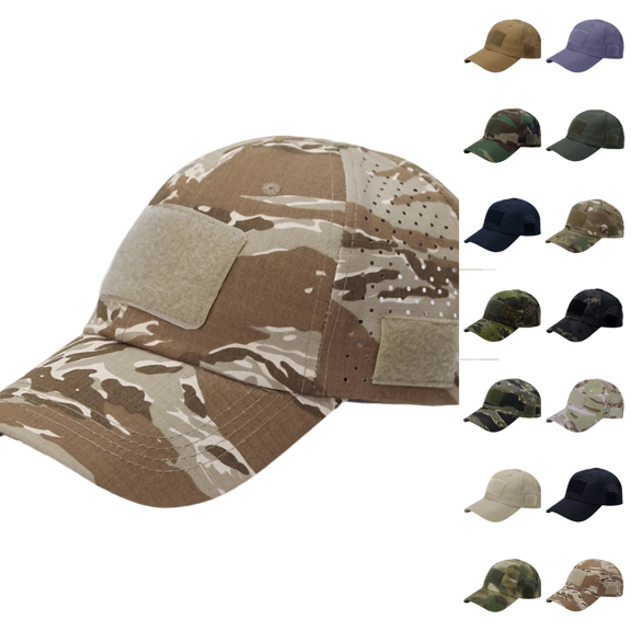 Tactical Operator Cap | Military Hat | Baseball Cap with Loop Field J One Size