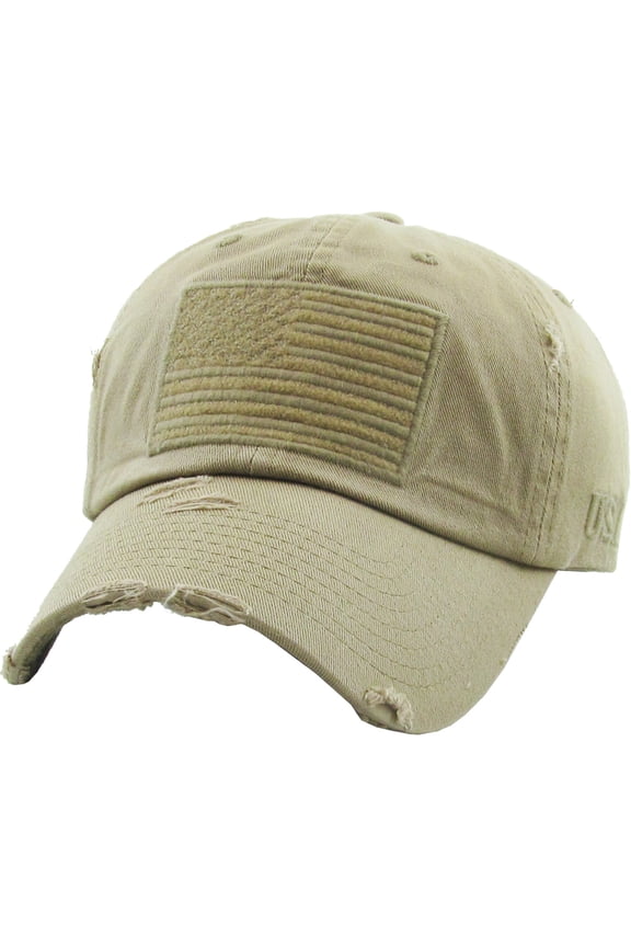 Tactical Operator With USA Flag Patch US Army Military Baseball Cap Adjustable
