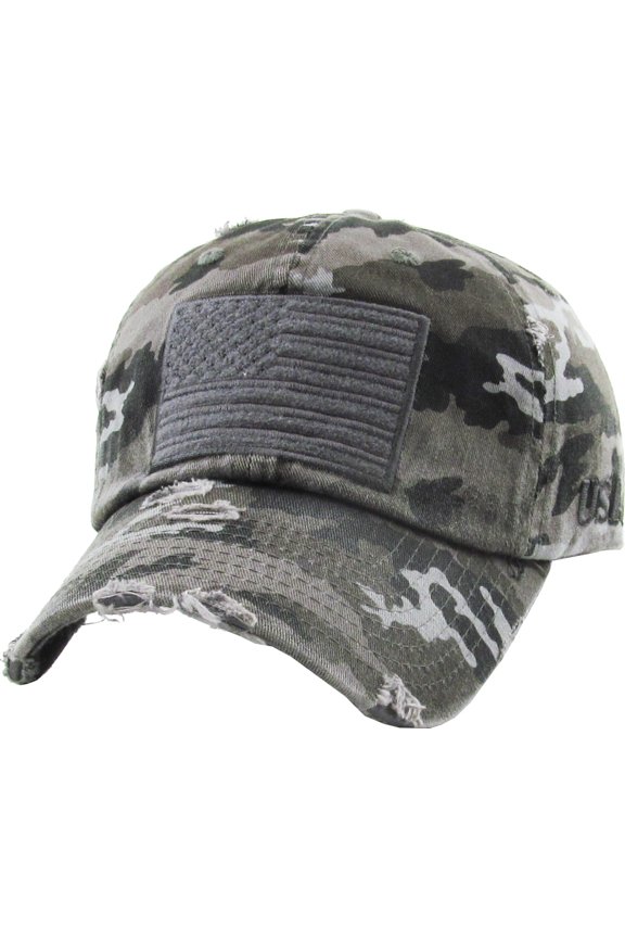 Tactical Operator With USA Flag Patch US Army Military Baseball Cap Adjustable