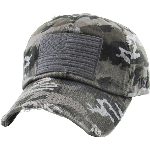 Tactical Operator With USA Flag Patch US Army Military Baseball Cap Adjustable
