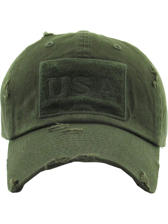 Tactical Operator With USA Patch US Army Military Baseball Cap Adjustable