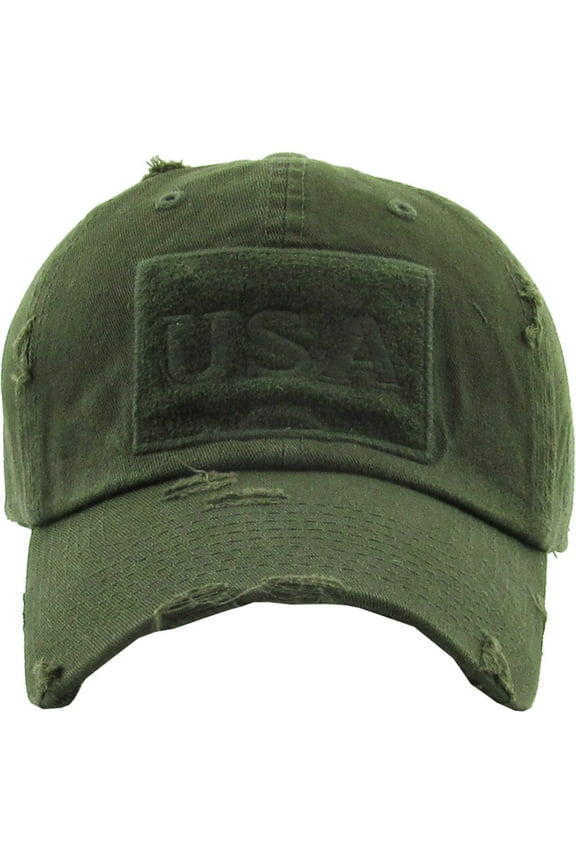 Tactical Operator With USA Patch US Army Military Baseball Cap Adjustable