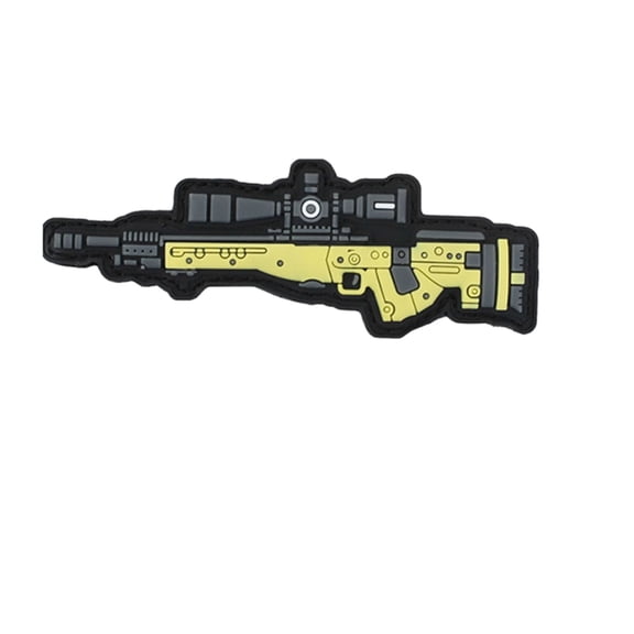 Tactical PVC Morale Patch, Hook Fastener