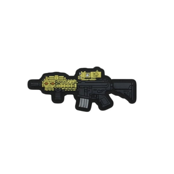 Tactical PVC Morale Patch,Hook Fastener