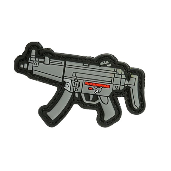Tactical PVC Morale Patch, Hook Fastener