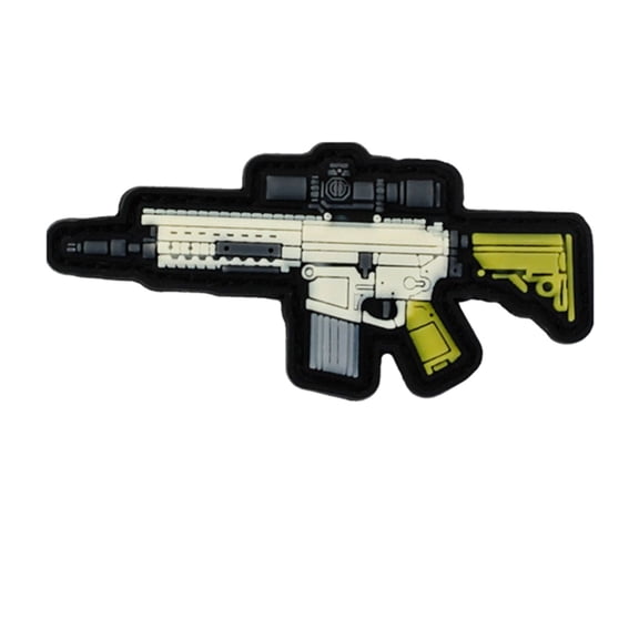 Tactical PVC Morale Patch, Hook Fastener