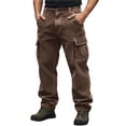 thumbnail image 1 of Tactical Pants For Men Lightweight Corduroy Cargo Pants Casual Workout Hiking Athletic Trousers With Multi Pockets, 1 of 8