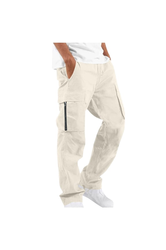 Tactical Pants For Men Ripstop Water Resistant Cargo Pants Hiking Pant Men With Pockets Drawstring Lightweight