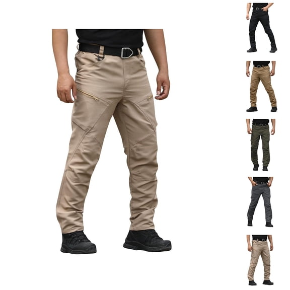 Tactical Pants for Men 2025 Hiking Travel Outdoor Sweatpants Joggers with Pockets Mens Casual Pants Trousers