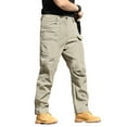 thumbnail image 1 of Tactical Pants for Men Cargo Pants for Men Relaxed Fit Casual Work Hiking with Multi Pockets‌ 06-Khaki 2XL, 1 of 4