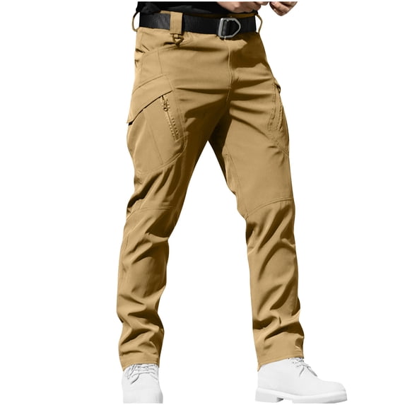 Tactical Pants for Men Ripstop Waterproof Hiking Pants Stretch Military Work Cargo Pants Multic-Pockets Outdoor Gear