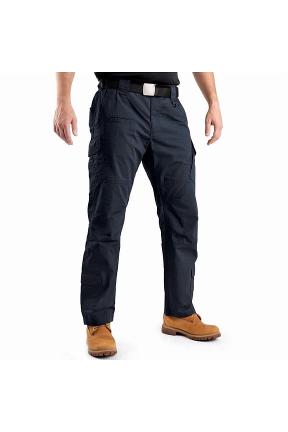 Tactical Pants for Men - Tough Ripstop, Water-Resistant Mens Tactical Pants with 9-Pocket Mapped System