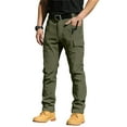 thumbnail image 1 of Tactical Pants for Men Water Resistant Ripstop Cargo Pants Multifunction Work Hiking Pants Outdoor Apparel Army Green 3XL, 1 of 9