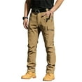thumbnail image 1 of Tactical Pants for Men Water Resistant Ripstop Cargo Pants Multifunction Work Hiking Pants Outdoor Apparel Brown 2XL, 1 of 9