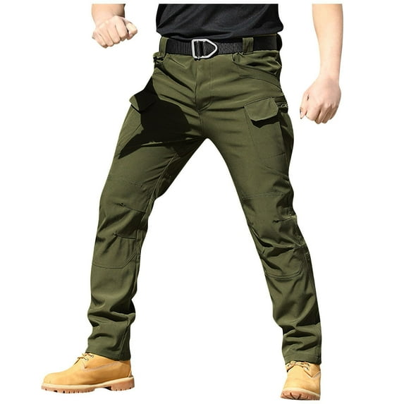 Pants for MenCargo Work Hiking Pants Rip Stop Lightweight Combat鈥?Army Green XL