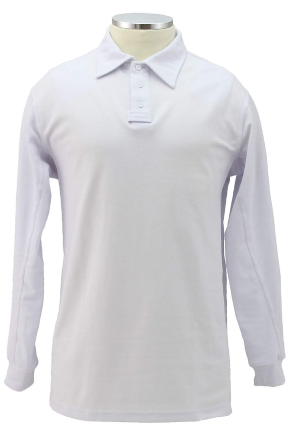 Tactical Performance Long Sleeves Polo Shirt - White - 5XL