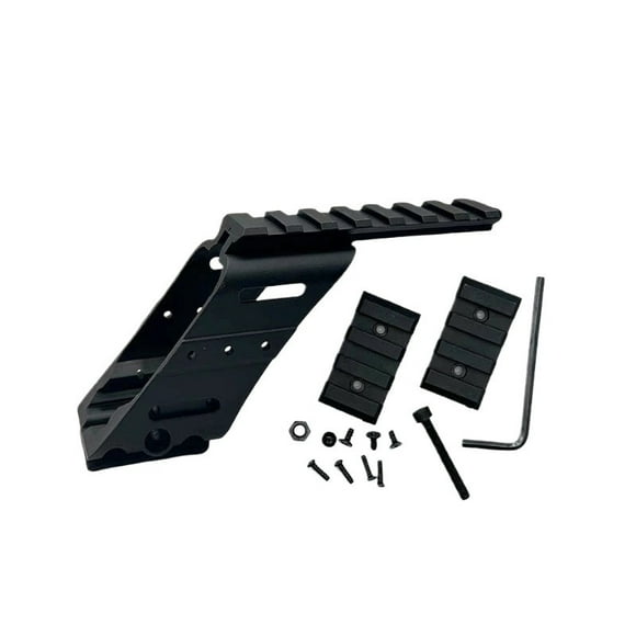 Tactical Picatinny Rail Mount Adapter - Adjustable for Custom Mounting, Durable Aluminum, Compatible with Various Accessories