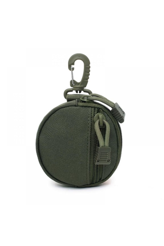 Tactical Pouch Keychain Wallet, Professional EDC Molle Bag Accessories for Military Gear Bags, Small Coin Purse with Hook