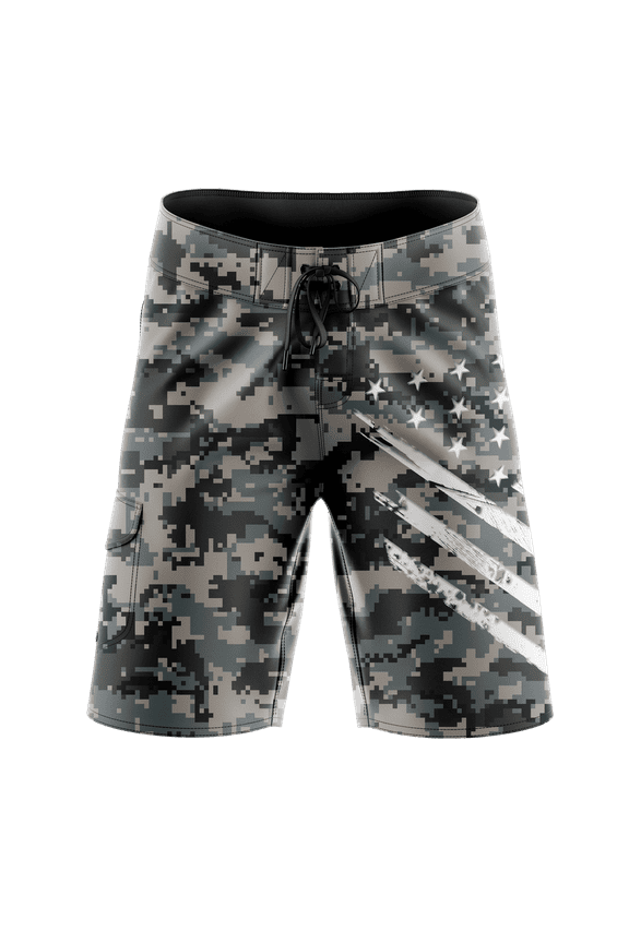 Men's American Flag Board Shorts, Decorated in The USA