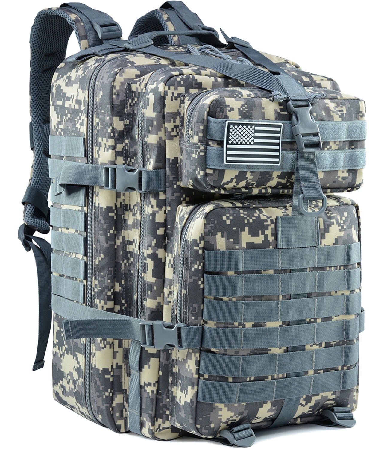 Tactical Rucksack Military Hunting Hiking Daypack 50L Large Army Molle ...