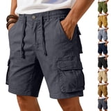 Tactical Shorts for Men Durable Ripstop Hiking Shorts Men with Pockets ...