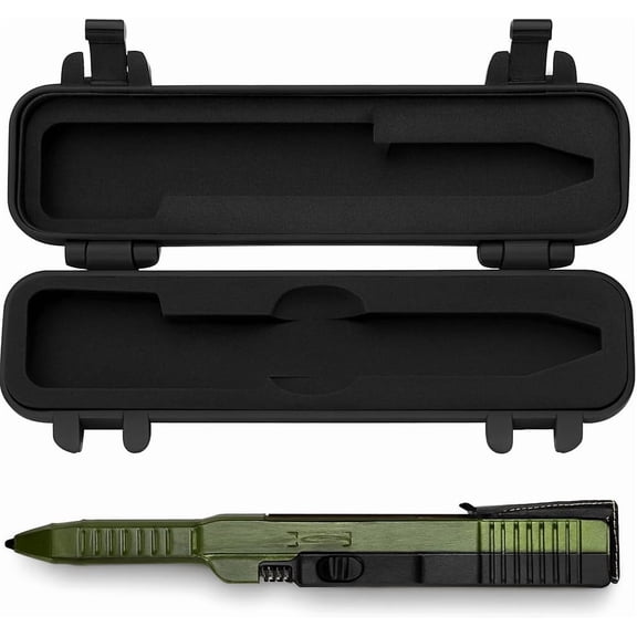 Tactical Slide Action Ballpoint Pen – 3D Printed Refillable EDC Writing Tool with Smooth Ink, Ergonomic Grip – Creative Novelty Gift for Men, Students, Stationery & Tactical Gear Lovers