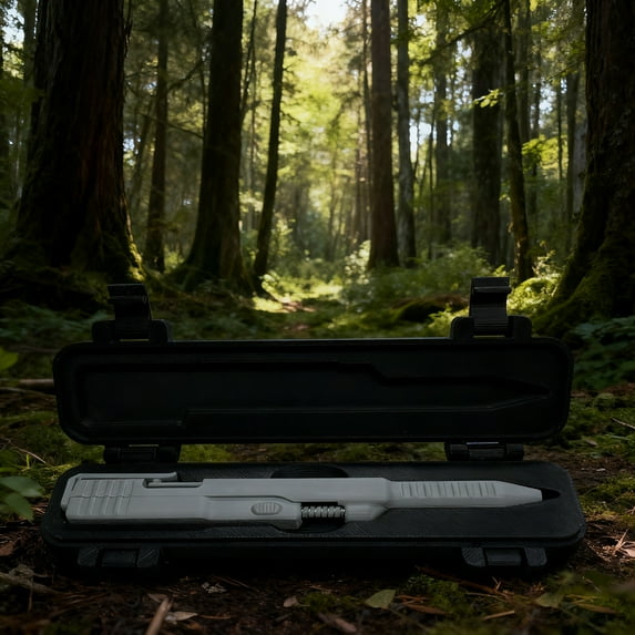 Tactical Slide Action Ballpoint Pen - Lightweight, Slide-Action Mechanism, Refillable Ink, Desk Accessory Gift for Gear Fans and Stationery Collectors