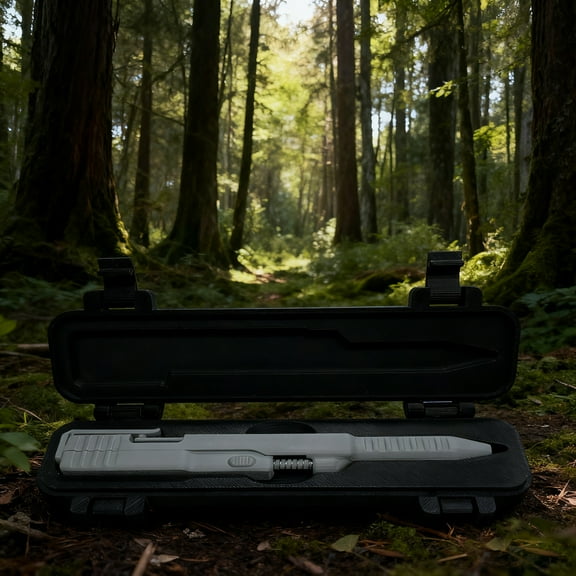 Tactical Slide Action Ballpoint Pen, Tactical 3D Printed Slide Action Pens , Creative Novelty Writing Tool, Refillable Smooth Ink Pen, Unique Desk Accessory & Gift for Men 3ml