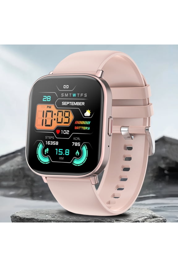 Tactical Smart Watch Men, 2.01" Full Touch Screen, Altimeter Barometer, 100+ Sports Modes, Fitness Tracker, Weather & Message Alert, Android iPhone Compatible