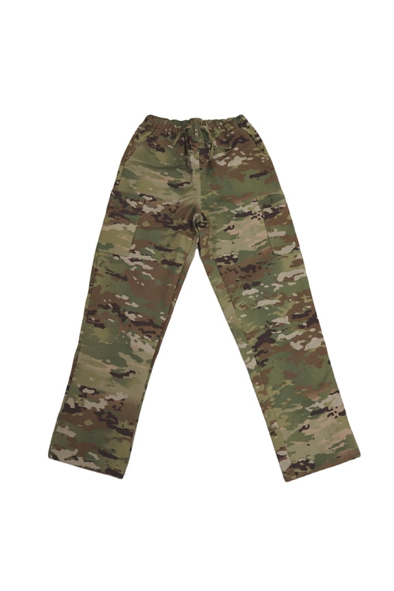 Surgical Scrub Pants, Nylon Cotton Ripstop, Cargo Pockets, Made in USA, OCP Scorpion, Size Medium