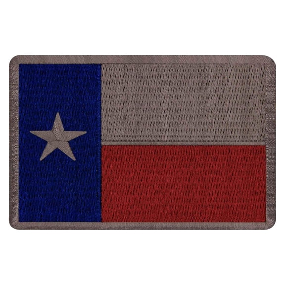 Tactical Texas Flag Patch Embroidered Morale Applique Iron On Sew On Emblem