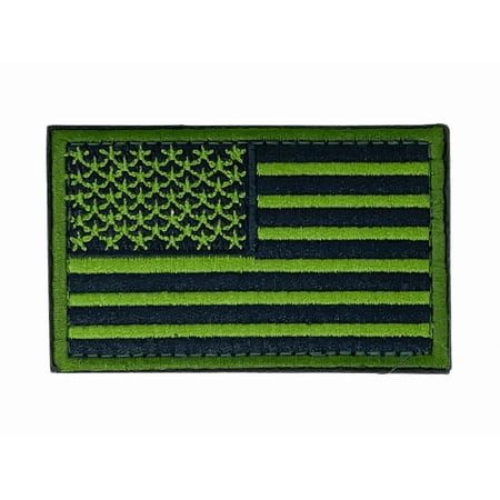 Tactical USA Flag Patch with Detachable Backing